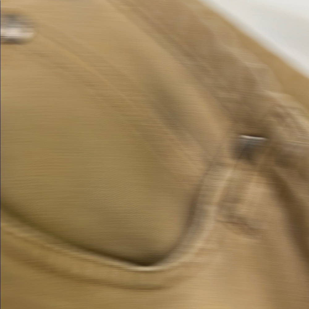 Tan Straight-Leg Pants Reitmans casual mid rise tan trouser twill - Picture 5 of 6